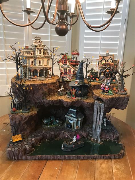 Creating a focal point for your Witch Hollow village with a striking display base